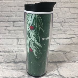 Starbucks coffee travel mug Christmas 2020 16oz NEW Green Red